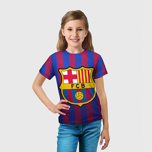 Детская футболка Barcelona / 3D-принт – фото 5