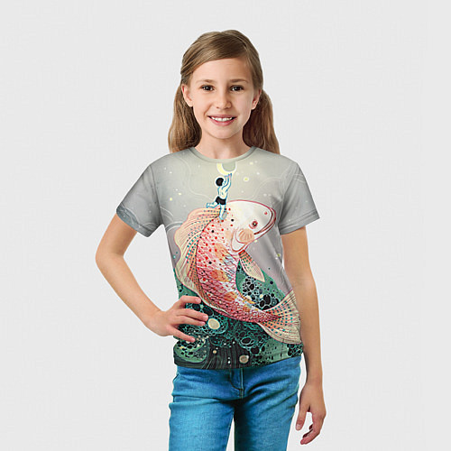 Детская футболка Рыба / 3D-принт – фото 5