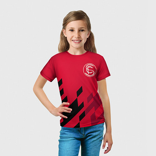 Детская футболка Sevilla FC / 3D-принт – фото 5