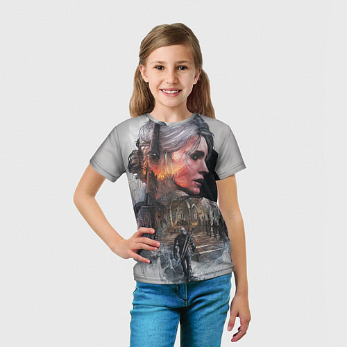 Детская футболка Девушки Ведьмака / 3D-принт – фото 5