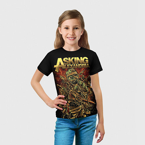 Детская футболка Asking Alexandria / 3D-принт – фото 5