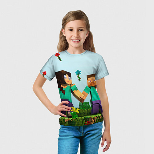 Детская футболка Minecraft Stories / 3D-принт – фото 5