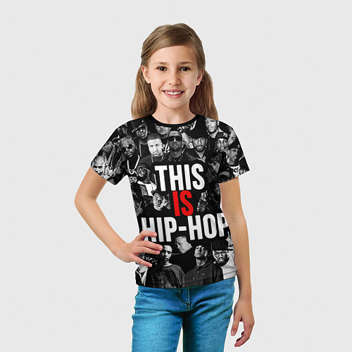 Детская футболка This is hip-hop / 3D-принт – фото 5