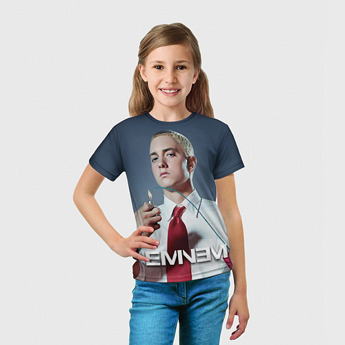 Детская футболка Eminem Fire / 3D-принт – фото 5