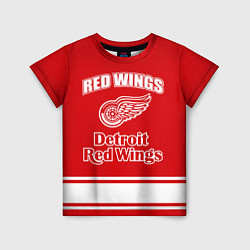 Футболка детская Detroit red wings, цвет: 3D-принт