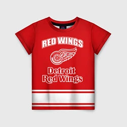 Футболка детская Detroit red wings, цвет: 3D-принт