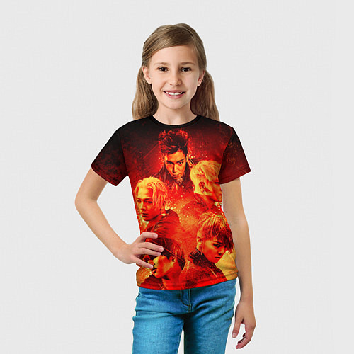 Детская футболка Big Bang: Flame Boys / 3D-принт – фото 5