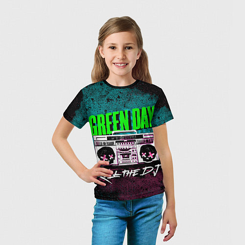 Детская футболка Green Day: Kill the DJ / 3D-принт – фото 5