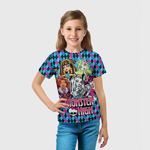 Детская футболка Monster High / 3D-принт – фото 5