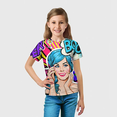 Детская футболка Pop art / 3D-принт – фото 5