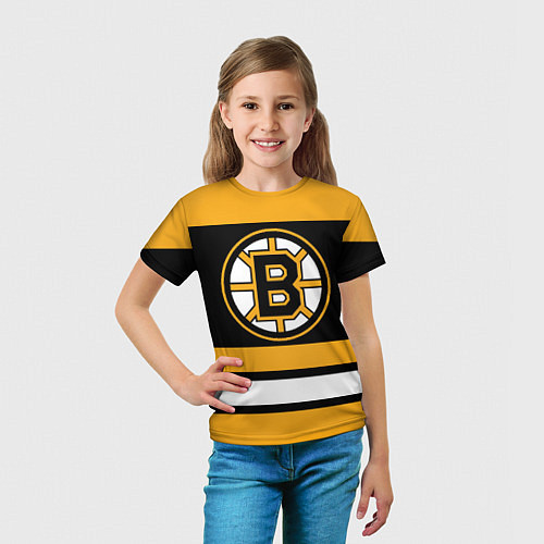Детская футболка Boston Bruins / 3D-принт – фото 5