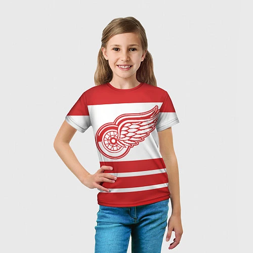 Детская футболка Detroit Red Wings / 3D-принт – фото 5