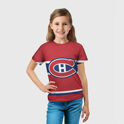 Детская футболка Montreal Canadiens / 3D-принт – фото 5