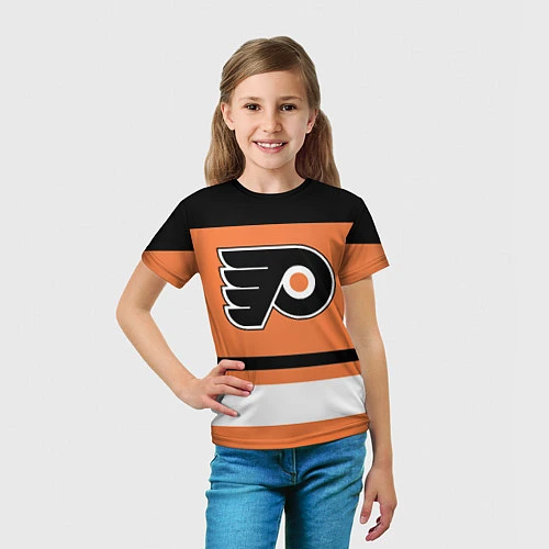 Детская футболка Philadelphia Flyers / 3D-принт – фото 5