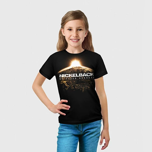 Детская футболка Nickelback: No fixed address / 3D-принт – фото 5