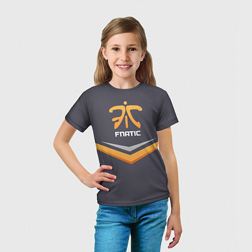 Детская футболка Fnatic Arrows / 3D-принт – фото 5