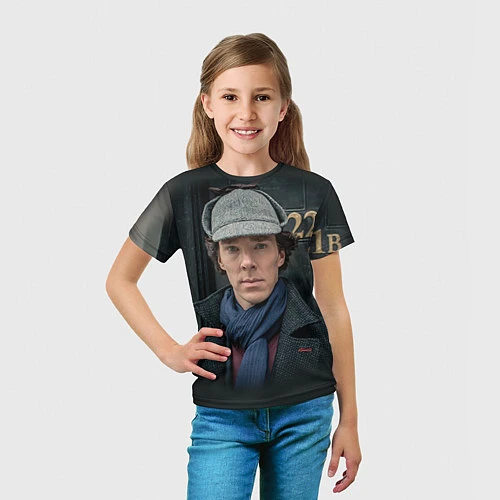 Детская футболка Бенедикт Камбербэтч 4 / 3D-принт – фото 5