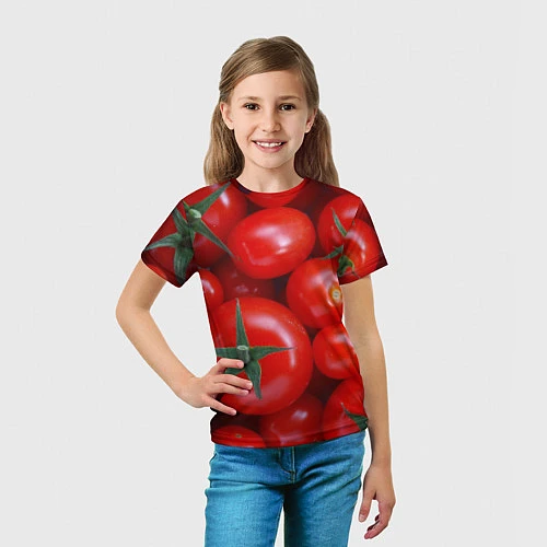 Детская футболка Томатная / 3D-принт – фото 5