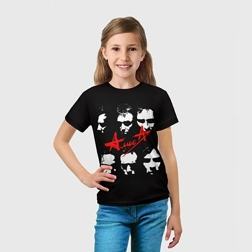 Детская футболка Группа АлисА / 3D-принт – фото 5