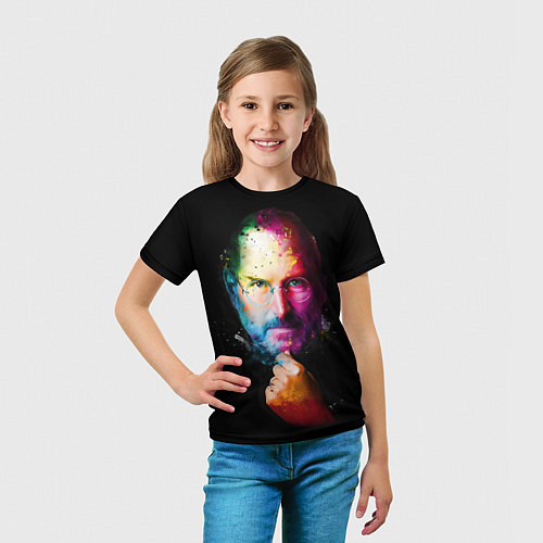 Детская футболка Стив Джобс / 3D-принт – фото 5