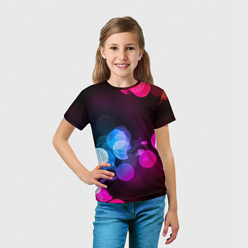 Детская футболка Light Spots / 3D-принт – фото 5