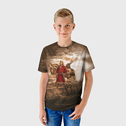 Футболка детская Русь священная, цвет: 3D-принт — фото 2