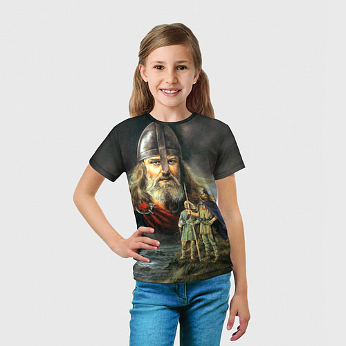 Детская футболка Богатырь Руси / 3D-принт – фото 5