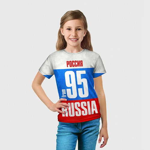 Детская футболка Russia: from 95 / 3D-принт – фото 5