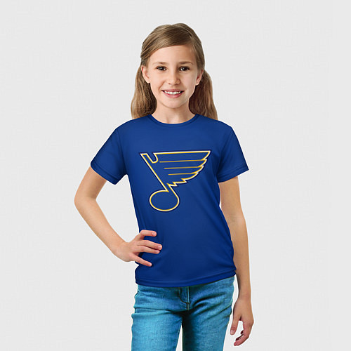 Детская футболка St Louis Blues: Tarasenko 91 / 3D-принт – фото 5