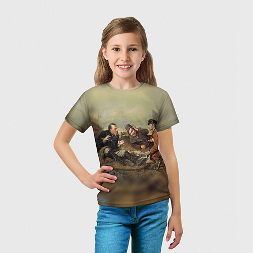 Детская футболка Русские охотники / 3D-принт – фото 5