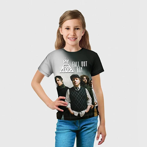 Детская футболка Fall Out Boy: Guys / 3D-принт – фото 5