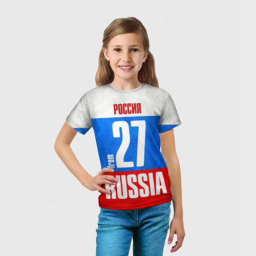 Детская футболка Russia: from 27 / 3D-принт – фото 5