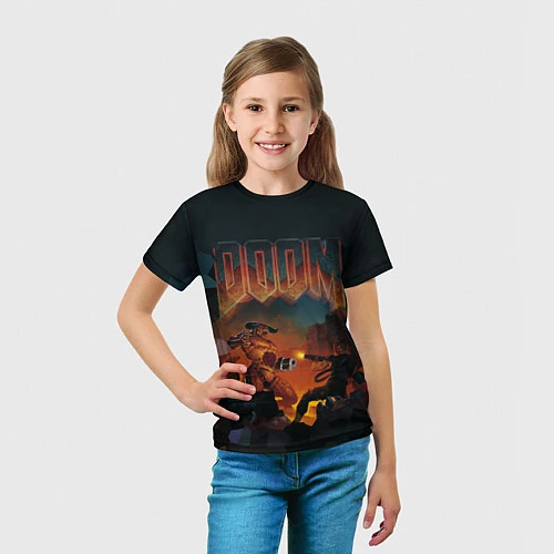 Детская футболка DOOM: Wars / 3D-принт – фото 5