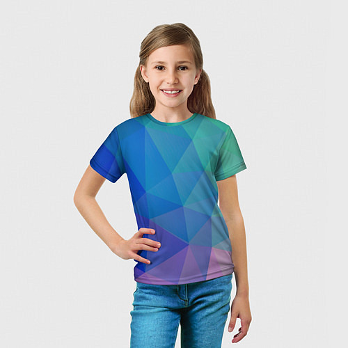 Детская футболка Геометрия / 3D-принт – фото 5
