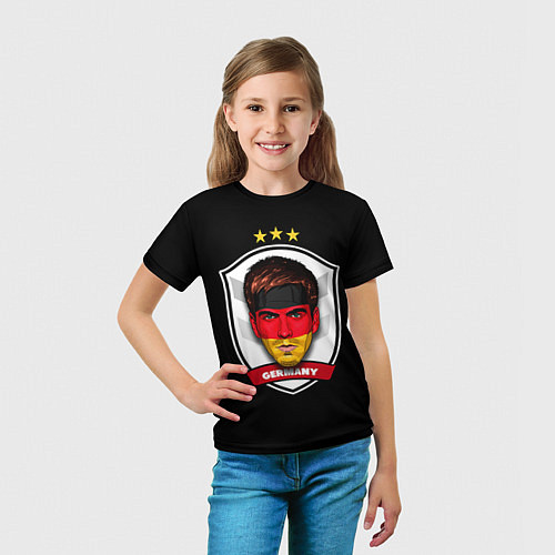 Детская футболка Philipp Lahm: Germany / 3D-принт – фото 5