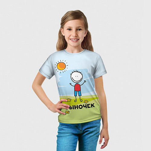 Детская футболка Сыночек / 3D-принт – фото 5