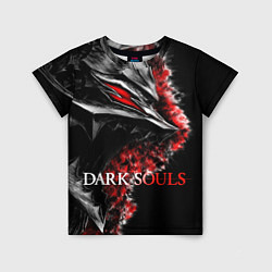 Футболка детская Dark Souls: Wolf, цвет: 3D-принт