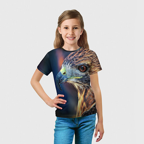 Детская футболка Беркут / 3D-принт – фото 5