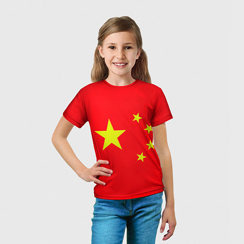 Детская футболка Китай / 3D-принт – фото 5