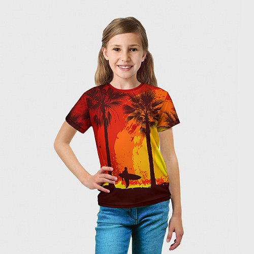 Детская футболка Summer Surf / 3D-принт – фото 5