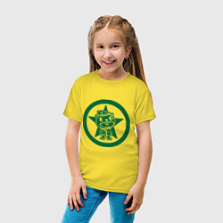 Футболка хлопковая детская Flippy Prapor Star, цвет: желтый — фото 2