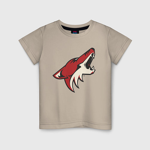 Детская футболка Phoenix Coyotes / Миндальный – фото 1