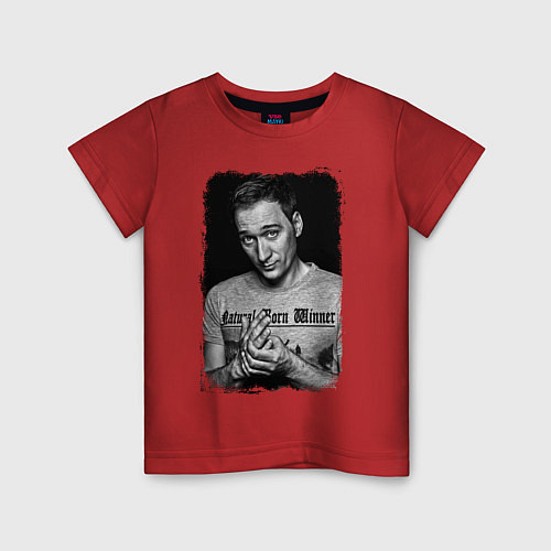 Детская футболка Paul van Dyk: Retro style / Красный – фото 1