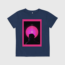 Футболка хлопковая детская Blade Runner 2049, цвет: тёмно-синий
