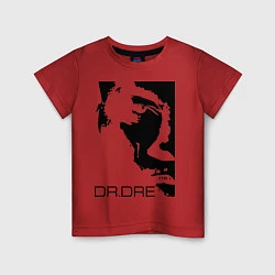 Футболка хлопковая детская Dr. Dre, цвет: красный