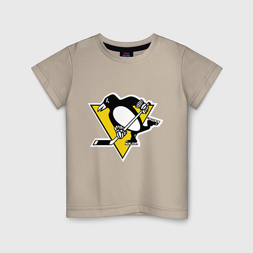 Детская футболка Pittsburgh Penguins / Миндальный – фото 1