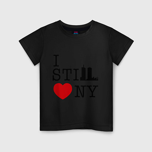 Детская футболка I still love NY / Черный – фото 1