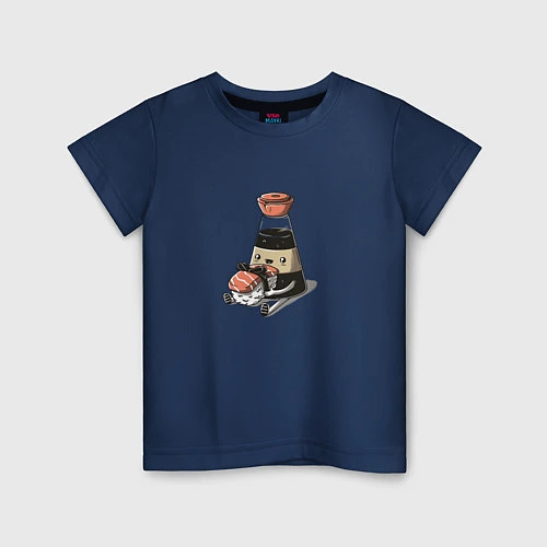 Детская футболка Милый Соевый соус / Тёмно-синий – фото 1