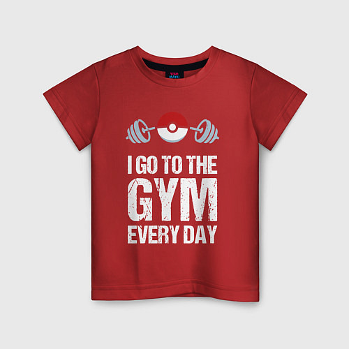 Детская футболка Gym Everyday / Красный – фото 1