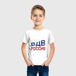 Футболка хлопковая детская ВДВ Россия, цвет: белый — фото 2